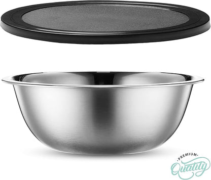 WHYSKO Stainless Steel Mixing Bowl Set, 10 Piece Stainless Steel Mixing Bowls - Image 7