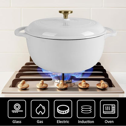 Premium Enameled Cast Iron Dutch Oven - Image 5