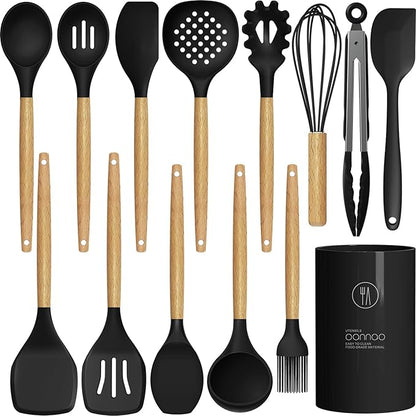 oannao Silicone Cooking Utensils Set by oannao