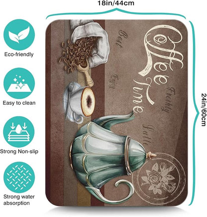 Coffee Mat 24inx18in, Coffee Bar Mat - Image 5