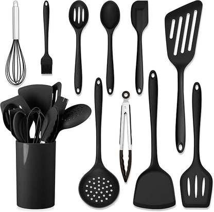 HaWare 11 PCS Silicone Cooking Utensils Set, Heat Resistant Kitchen Utensils by HaWare