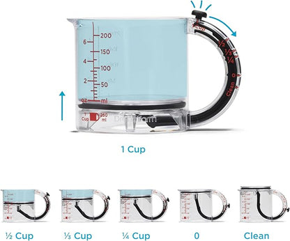 Dreamfarm Upcup All-in-1 Adjustable Measuring Cup, Metric & Imperial - Image 9