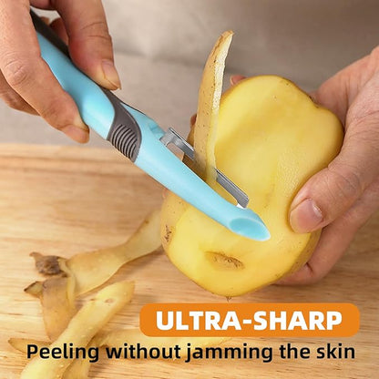 Trez Treamer Vegetable Peelers for Kitchen, Ultra-thin Peeling - Image 3
