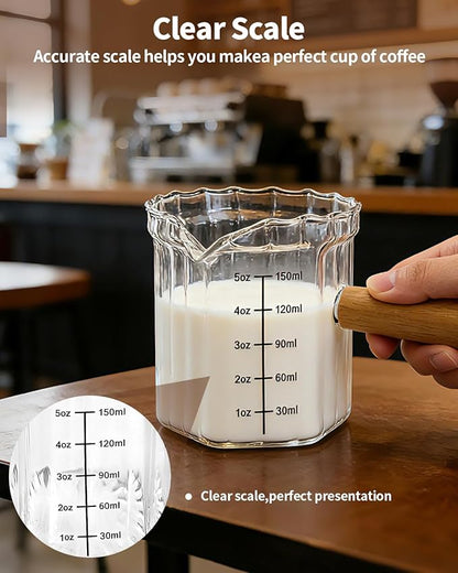 Espresso Measuring Cup 5 Oz, Espresso Glass Cups - Image 4