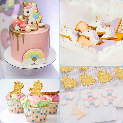 8 Piece Unicorn Cookie Cutter Set - Image 8