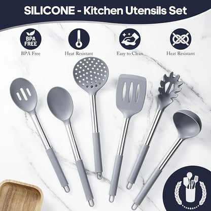 Silicone Kitchen Utensils Set - Image 4