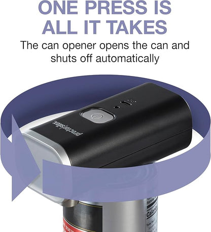 Proctor Silex Automatic Electric Can Opener, Hands Free Cordless Operation & - Image 3