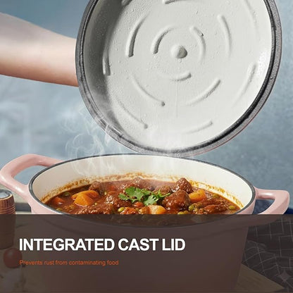 Overmont Enameled Cast Iron Dutch Oven - Image 2