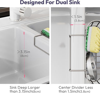 SWTYMIKI Sponge Holder for Kitchen Sink - Image 2