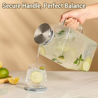 1 Gallon thickened Square Glass Pitcher - Image 5