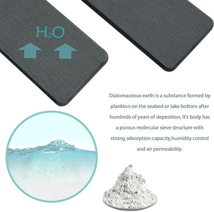 NiuYichee 2 Pcs Water Absorbing Stone Trays, Kitchen/Bathroom Sink Soap Dish - Image 5