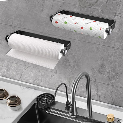 Under Cabinet Paper Towel Holder, Adhesive or Drill Mount Paper Towel Holder - Image 3