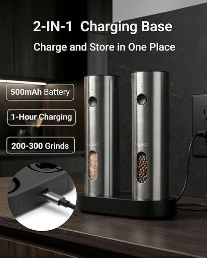 Electric Salt and Pepper Grinder Set - Image 3