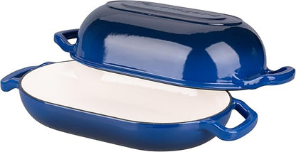 VORRINGARD Enameled Cast Iron Sourdough Bread Oven, Dutch Oven, Loaf Cast Iron - Image 5