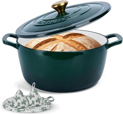 Enameled Cast Iron Dutch Oven by JINCHUFURI