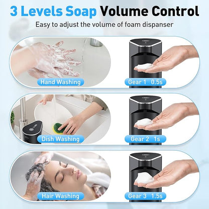 Fantictas Automatic Soap Dispenser, Touchless Hand Wall Mount Rechargeable 3 - Image 6