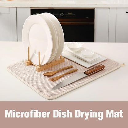 2 Pack Microfiber Dish Drying Mat - Image 3