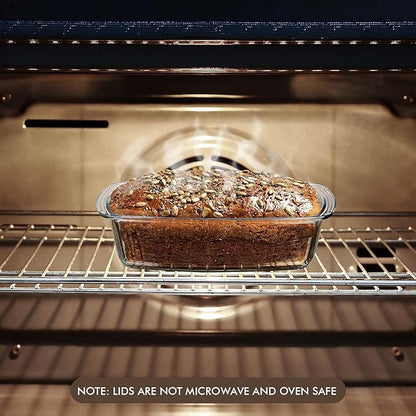Razab LARGE 7.6 Cups/1800 ML/1.9 Qt Glass Loaf Pan - Image 4