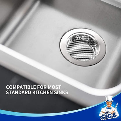 MR.SIGA Kitchen Sink Strainer, Stainless Steel Sink Drain Strainer, Dishwasher - Image 8