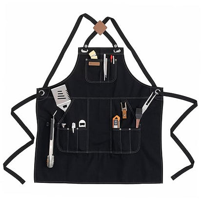 Chef Works Unisex Ayden Grill Apron - Image 4