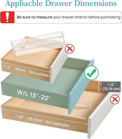 Vtopmart 12 Pack Drawer Dividers - Image 2