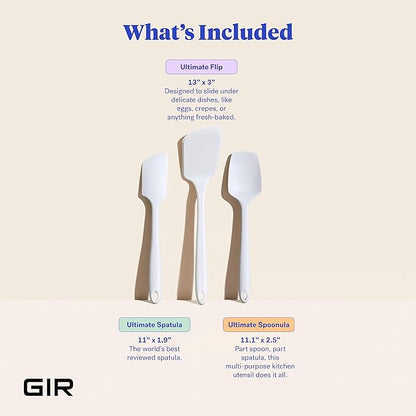 GIR: Get It Right 3-Piece Ultimate Silicone Kitchen Utensils Set - Image 2