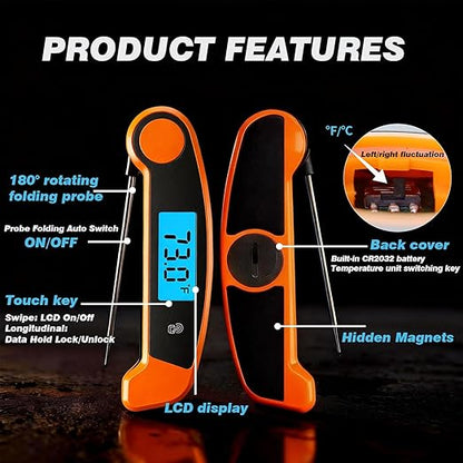 Meat Thermometer Digital Waterproof Instant Read Thermometer - Image 8