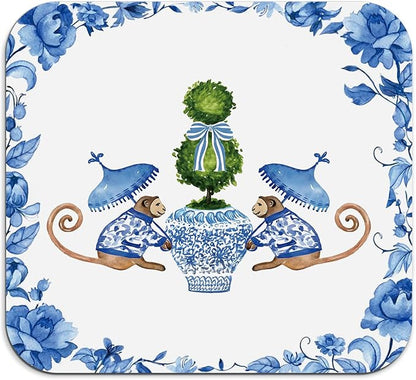 Chinoiserie Dish Drying Mat by Unknown