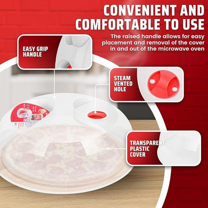 Flexzion 10 Inch Small Microwave Splatter Cover - Image 7