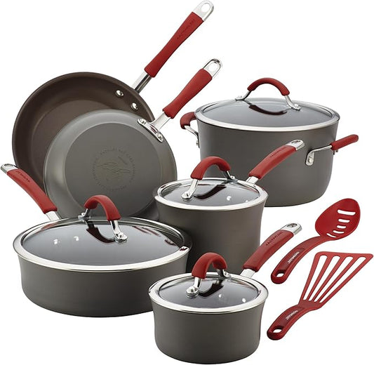 Rachael Ray - 87630 Rachael Ray Cucina Hard Anodized Nonstick Cookware Pots and by RachaelRayKitchenware