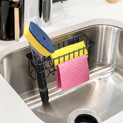 3-In-1 Sponge Holder for Kitchen Sink, 2 Type Suspension Options, Hanging Sink - Image 6