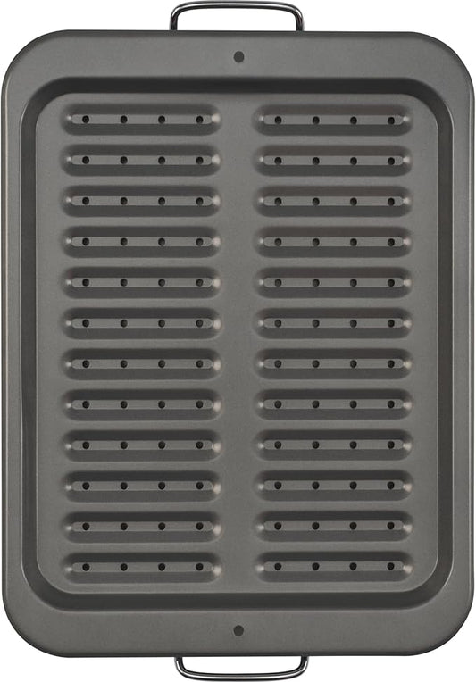 GoodCook Everyday Nonstick Steel Broiler Pan, 11.5" x 14.25" by GoodCook
