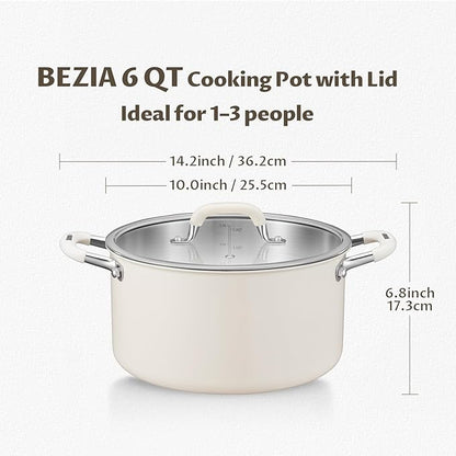 6 Quart Nonstick Stock Pot - Image 6