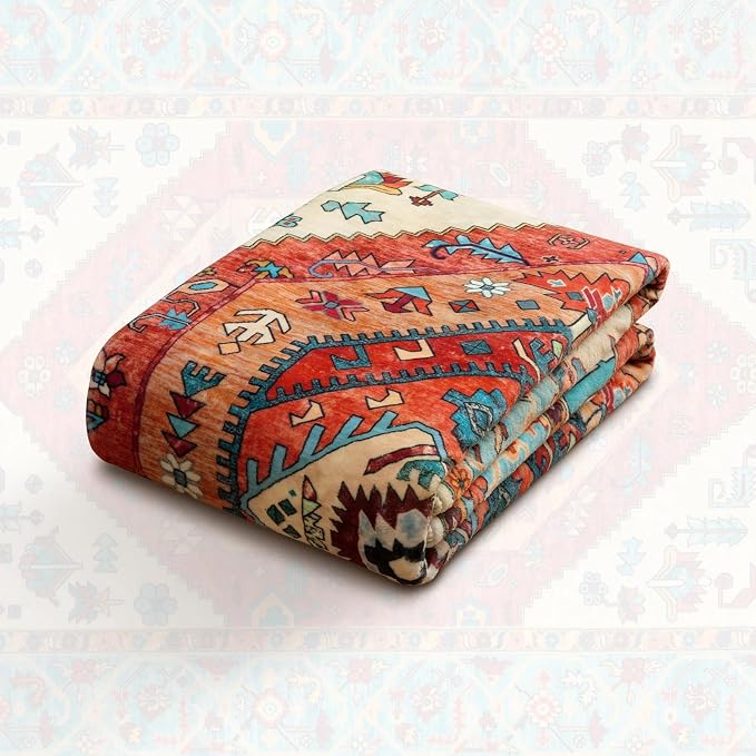 SERISSA 10x14 Area Rugs for Living Room, Large Washable Non-Slip Boho Rug - Image 7