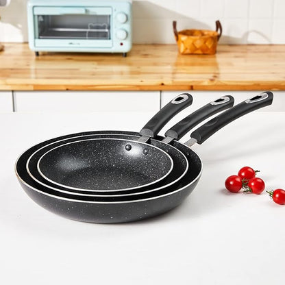 Nonstick Frying Pan Set-3-Pieces Skillet Set Induction Compatible, 8 Inch - Image 8