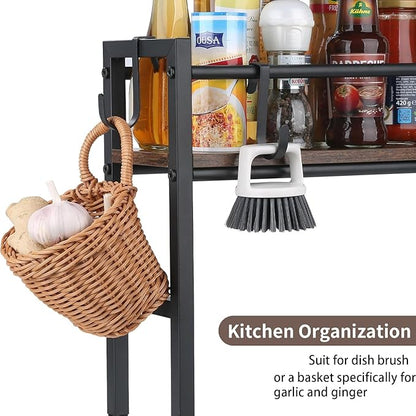 Meangood Spice Rack Shelf for Kitchen Stove, Over the Stove Shelf - Image 6
