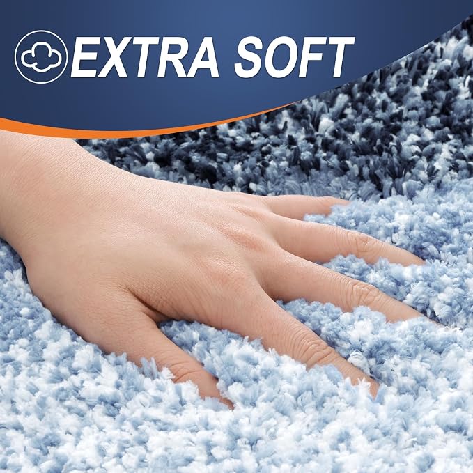 OLANLY Bathroom Runner Rugs Mat 47x17, Extra Soft Absorbent Microfiber Bath Rugs - Image 2