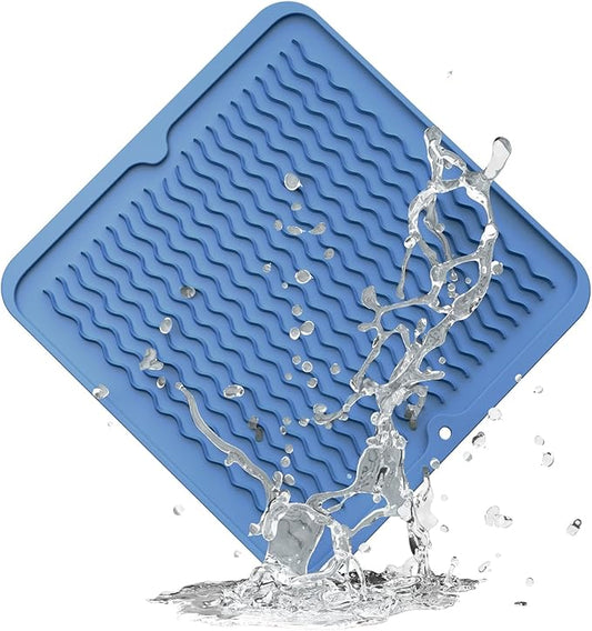 ZLR Silicone Dish Drying Mat 12" x 12" Square by ZLR