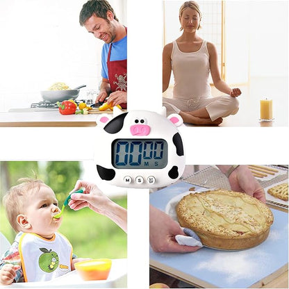 Kitchen Timer, Cute Cartoon Animal Countdown, Digital Cooking Timer - Image 3