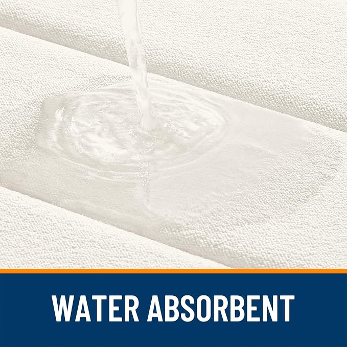 OLANLY Memory Foam Bath Mat 32x20, Super Soft Absorbent Bathroom Rugs, Quick Dry - Image 4