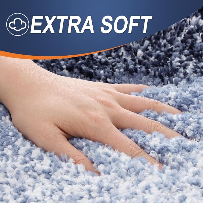 OLANLY Large Bathroom Rugs Mat 44x32, Extra Soft Absorbent Microfiber Bath Rugs - Image 3