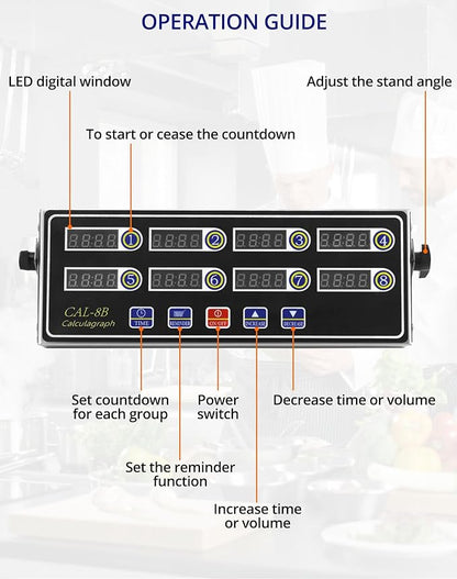 QWORK Digital Kitchen Timer - Image 3