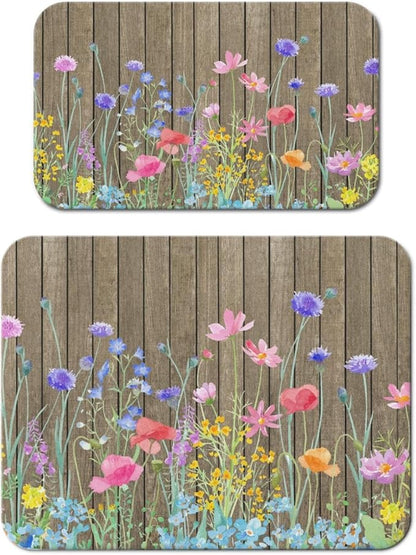 Dish Drying Mat for Kitchen Counter 2 Pack by Unknown