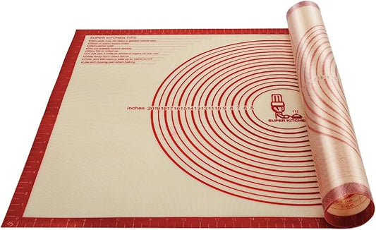 Non-slip Silicone Pastry Mat Extra Large by FolksySuperKitchen