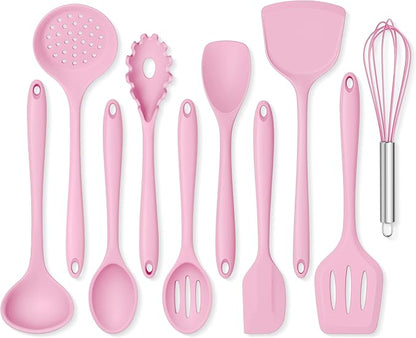 Onader Silicone Cooking Utensils Set, 10 Pieces Kitchen Utensils Set by Onader