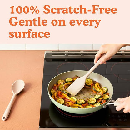 Non-Toxic Platinum Silicone Kitchen Utensil Set of 8 – Non-Scratch Cooking - Image 5