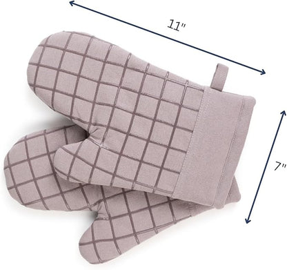 Oven Mitts and Pot Holders Set for Kitchen | 4 Pc Set| Heat Resistant Up to - Image 8
