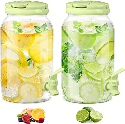 Havawish 2 Pcs 1 Gallon Plastic Beverage Dispenser by Havawish