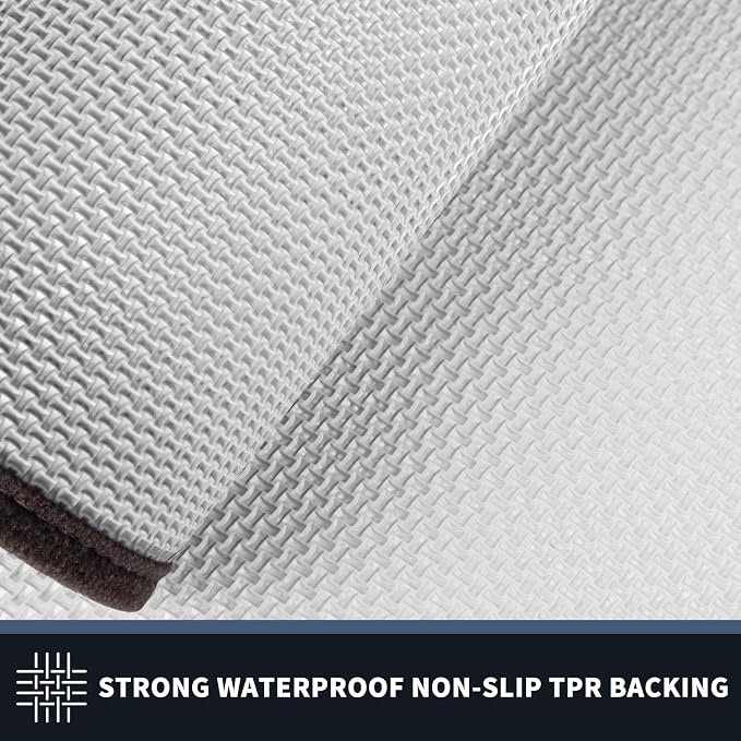 PURRUGS Dirt Trapping Door Mat 20" x 32", Non-Slip Machine Washable Entryway Rug - Image 4