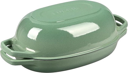 EDGING CASTING Enameled Cast Iron Oval Dutch Oven Pot - Image 7